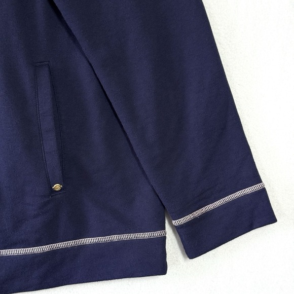 SPARTINA 449 Top Womens XXL 1/4 Zip Pullover Sweatshirt Contrast Stitch Resort - Picture 3 of 12